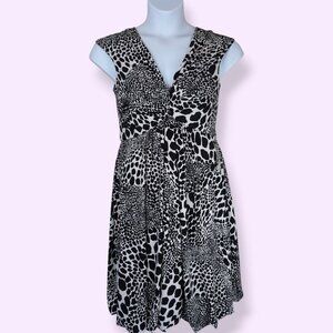 Liz Claiborne Animal Print Tulip Hem Dress